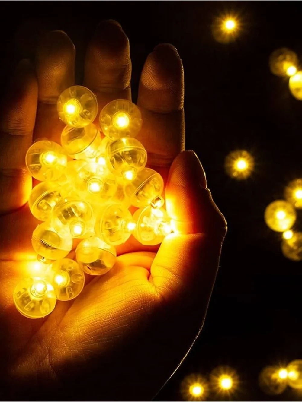 Warm White LED Party Light Bulb Chips - Decorative Home Party Supplies